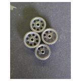4pcs 48P Pinion Gear 3.175mm Set Hardened 36T 37T 38T 39T 48DP Pitch Gears RC Upgrade Part with Screwdriver - Retail: $16