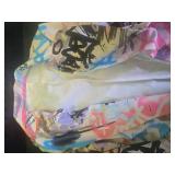 Floerns Womenfts Casual Long Sleeve Graphic Colorful Blazer Work Suit Jackets Black White Graffiti S - Retail: $39