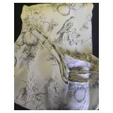 jinchan 95% Blackout Floral Curtains 84 Inches Long, Printed Flower Sage Green Blackout Curtain for Bedroom Rod Pocket Back Tab Blackout Curtains Thermal Insulated Window Drapes, 2 Panels - Retail: $4