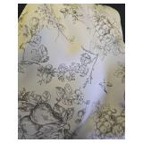 jinchan 95% Blackout Floral Curtains 84 Inches Long, Printed Flower Sage Green Blackout Curtain for Bedroom Rod Pocket Back Tab Blackout Curtains Thermal Insulated Window Drapes, 2 Panels - Retail: $4