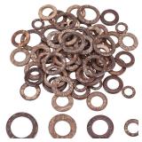 PH PandaHall 80pcs Wooden Linking Rings 4 Styles Coconut Rings Undrilled Mini Circle Pendant Connectors Hollow Wood Circles for Earring Bracelet Necklace Macrame Jewelry DIY Craft Making, 20~38mm - Re
