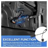 Locker Sensor Bypass Wiring Harness Z Locker Sensor Plug Connector Fit for Jeep Wrangler Rubicon 18-23, Gladiator 2020-2023 - Retail: $33