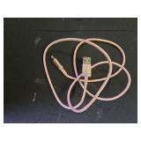 Amazon Basics USB-A to Lightning Charger Cable, Nylon Braided Cord, MFi Certified Charger for Apple iPhone 14 13 12 11 X Xs Pro, Pro Max, Plus, iPad, 3 Foot, Rose Gold - Retail: $7