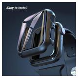 Ailun for Apple Watch Series 9 and 8 and 7 Screen Protector Case [45mm], Ultra-Thin Hard PC Case Built in Tempered Glass for iWatch, Shockproof Cover with Button [2 Pack][Black] - Retail: $7
