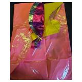 Wood Homing 8PCS 18 Inch Smile Party Helium Balloons Pink Leopard Heart Smile Face Preepy Theme Birthday Party Decorations Yellow Lightning Balloons for Wedding Decor Event Supplies - Retail: $10