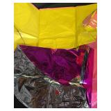 Wood Homing 8PCS 18 Inch Smile Party Helium Balloons Pink Leopard Heart Smile Face Preepy Theme Birthday Party Decorations Yellow Lightning Balloons for Wedding Decor Event Supplies - Retail: $10