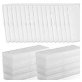 Fainne 24 Pcs Plastic Pencil Case Bulk Pencil Boxes Plastic Stationery Case Frosted Pen Box Pen Holder with Hinged Lid Snap Closure for Office Supply(7.09 x 2.36 x 0.98 Inch,White) 3 Will Not Close - 
