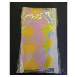 Tellingyou 2 Set Smile Face Foil Curtain Smile Party Decorations Happy Pastel Birthday Decor Macaron Color Bachelorette Backdrop Booth Prop Preppy Party Baby Shower Supplies - Retail: $14
