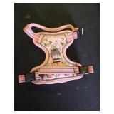 Timos No Pull Dog Harness,NO Need Go Over Dogs Head 3 Snap Buckles Reflective Oxford No Choke Harness with Front and Back 2 Metal Leash Clips Soft Padded for Small Medium Large Dogs Pink S - Retail: $