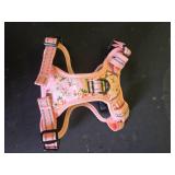 Timos No Pull Dog Harness,NO Need Go Over Dogs Head 3 Snap Buckles Reflective Oxford No Choke Harness with Front and Back 2 Metal Leash Clips Soft Padded for Small Medium Large Dogs Pink S - Retail: $