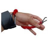 8M0092850 Boat Kill Switch Lanyard with Wrist Replacement for Mercury Marine Boat Emergency Stop Switch Safety Lanyard Cord 54 Inch137 Long -Replace 15920T54 (Aluminum Alloy Clip Red 1Pcs) - Retail: $