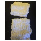 Benjia Fall 14x14 Throw Pillow Covers Set of 2, Autumn Pumpkin Throw Pillow Cases Soft Plush Faux Fur Wool 14 x 14 Autumn Cushion Cover for Indoor Home Bedroom Chair Couch Sofa Decor (Cream White) - R