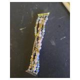 VISOOM Beaded Boho Bracelet Compatible for Apple Watch Band 40mm38mm41mm42mm Series 11 10 9 8 7 SE Series 654 Women Fashion Cute Handmade Crystal Beads Stretchy Watch Strap for iWatch Bands 321 - Reta