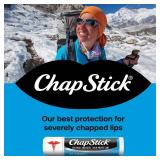 ChapStick Classic Medicated Lip Balm  External Analgesic, Skin Protectant for Dry Lips and Cold Sore Pain Relief, 0.15 Oz Ea - Retail: $2