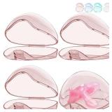 Smlpuame Pacifier Case,4 Pack BPA Free Pacifier Holder Case,Transparent Container Box for Baby Binky?Not Included,Essential Pacifier Accessories,Alway Keep Paci Clean,Easy to Clean(Pink) - Retail: $5