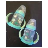 NUK Learner Cup, 5 Oz, 2-Pack, Clouds and Stars  BPA Free, Spill Proof Sippy Cup - Retail: $12