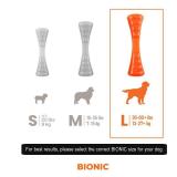 BIONIC Urban Stick Dog Toy, Large - Interactive Dog Chew Toy for Dogs Between 30-60+ lbs. (13-27+ kg.) BROKEN - Retail: $20