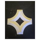 Ekena Millwork PNL08X08AS-02 8\W x 8\inH x 12\inP Ashford Molded Scalloped Wainscot Wall Panel - Retail: $10in