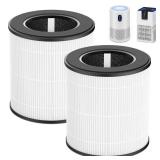 B-D02LM05B-D02U H13 Filter Compatible with VEWIOR B-D02U, for MOOKA B-D02Land M05, for Tailulu D10 Air Purifi-er, 3-Stage H13 Efficient Filter for B-D02LM05B-D02U, 2 Pack - Retail: $23