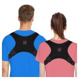 Mxtrif Posture Corrector for Women and Men, Adjustable Back Brace - Retail: $29