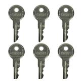 CH501 Keys Compatible with Toolbox Keys for Truck Tool Box Lock Latch (Pack of 6) - Retail: $4,612