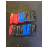 Atesilor 36 Pcs Plastic Auto Lift Leveling Shim Kit For 2 Post 4 Post Car Lift Install, Tile Construction Horseshoe Spacer Fit For 34\ Anchor Bolt (116\in Blue, 18\in Red, 14\in Black) - Retail: $17in
