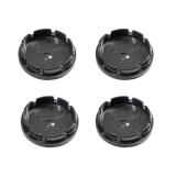 4pcs Black 56mm Dia Wheel Tyre Center Hub Caps Cover 6 Clips for Auto Vehicle - Retail: $10