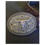 BEAUDRM Womenfts Retro Vintage Western Country Belt Metal Buckle Faux Leather Floral Waist Belts Plain Brown Suit Waist Size:25.6-29.5 - Retail: $19