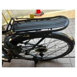 Bike Rear Rack Retractable Aluminum Alloy Bicycle Cargo Rack Mount Cycle Luggage Carrier Rear Seat Post Rack, Max Weight 55lb - Retail: $25