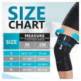 Knee Compression Sleeve for Men and Women (2 Pack), Knee Support Brace for Running and Work out (X-Large) - Retail: $13