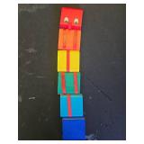AMOR PRESENT 2PCS Jacobfts Ladder, Wooden Jacobs Ladder Toys Jacobs Ladder Fidget Toy Classic Toy for Kids - Retail: $7