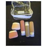Mrsdry Travel Bottles 5 Pack, TSA Approved 3 oz Travel Toiletries Containers with Clear Bag, Leak Proof Silicone Squeezable Essentials Jars - Retail: $18