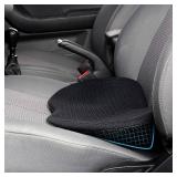 Livtribe Car Seat Cushion - Memory Foam Car Seat Pad - Sciatica and Lower Back Pain Relief - Car Seat Cushions for Driving - Road Trip Essentials for Drivers(Black) - Retail: $24