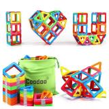 Coodoo Upgraded Magnetic Blocks Tough Tiles STEM Toys for 3+ Year Old Boys and Girls Learning by Playing Games for Toddlers Kids, Compatible with Major Brands Building Blocks - Starter Set - Retail: $