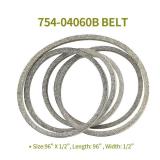 Honoyam 954-04060B 954-04060C Lawn Mower 42\ Deck Belt 12\in X 96\in Replacement for Cub Cadet LT1040 LT1042 LTX1042 MTD 754-04060B 754-04060C 954-04060 Craftsman SPM201671081 John-Deer GX10851 - Reta