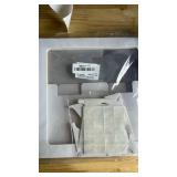 Baby Boxes with Letters for Baby Shower, 4 Transparent Balloon Boxes with Letters for Gender Reveal Birthday Wedding Baby Shower Decorations (White) - Retail: $9