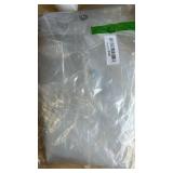 AmazerBath Extra Long Shower Curtain Liner, Clear, 84 Inches Long, 72x84 Plastic Curtain Liner, Cute PEVA Tall Shower Liner for Bathroom with 3 Magnets - Retail: $10