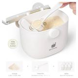 Termichy Baby Formula Dispenser, Portable Formula Dispenser Container with Scoop and Carry Handle for Travel Outdoor Activities for Baby Infant, 500ml - Retail: $10