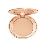 Charlotte Tilbury Airbrush Flawless Finish Setting Powder - Pore-Blurring Pressed Powder for Face Makeup to Minimize Shine with a Soft-Focus Finish - 2 Medium - Retail: $49
