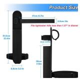 Cosmos Lightsaber Belt Holder Lightsaber Hilt Carrying Case Drop Leg Holster with Adjustable Belt Loop, Light Saber Thigh Pouch for Cosplay Costume Accessory (5cm Dia.) - Retail: $13