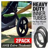 16 x 1.75 Stroller Tire HEAVY DUTY Thorn Resistant Inner Tube for All BOB Revolution Strollers, Sport Utility, Ironman and Alterrain [2-Pack] The Best BOB Stroller Tire Replacement by Steerling Tire C