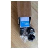 1-Pack Black Shower Curtain Rod 46-78 Inch - Shower Tension Rod for Bathroom, Closet, Window, Room Divider, Adjustable Shower Rod, Easy Installation, No Drilling - Retail: $14