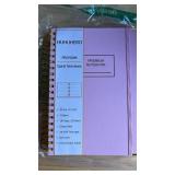 HUHUHERO Premium Spiral Notebook, Pink, 7.6x10.5 -