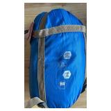 REDCAMP Ultra Lightweight Sleeping Bag for Backpacking, Comfort for Adults Warm Weather, with Compression Sack Blue (75\x 32.5\in) - Retail: $26in