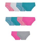 Fruit of the Loom Girls  Seamless Hipster Underwear  10 Pack  Sizes 6-16 - Retail: $21
