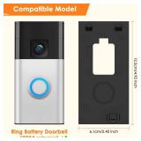 LOCKA Adhesive Video Doorbell Mount for Ring Battery Doorbell (2024 Release), No Drilling Camera Door Mounting Holder Bracket Accessories for Apartments Office Houses - Retail: $14