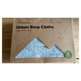 Organic Burp Cloths Baby Boy and Girl - 5-Pack Super Absorbent Cotton Burping Cloths for Babies, Soft and Plush Newborn Spit Up Rags, Infant Towels for Milk Spit Up, Unisex, Large 21\ x 10\in (Nordic)