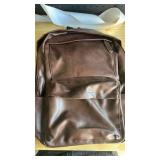 Brown Leather Laptop Bag -