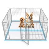 FXW XXL Puppy Pee Pads for Dogs 51x29 inch 20 Count, 5 Layer Super Absorbent and Leak Proof-Thickened Disposable Potty Training Pad, Fits 24\ H 68 Panel FXW Playpen-Blue (Playpen not Included) - Retai