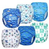 MooMoo Baby Plastic Training Underwear Leakproof Rubber Pants for Potty Training for Boys and Girls - Retail: $29